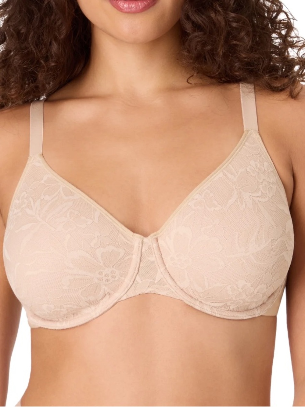 Bali Womens Underwire Bra, Breathe 2-Ply Full-Coverage Bra Size 40DD